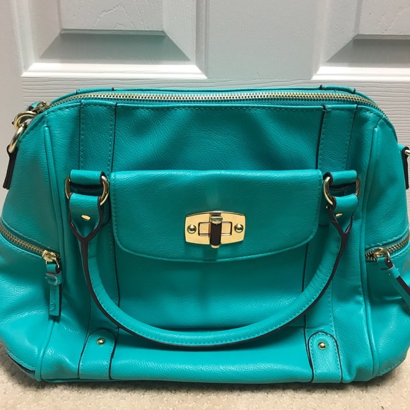 Turquoise purse with adjustable strap - Picture 1 of 1